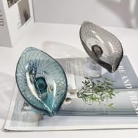 Portable Anti-slip Soap Holder Leaf Shape - লিফ শেইপ পোর্টেবল সোপ হোল্ডার_img_8