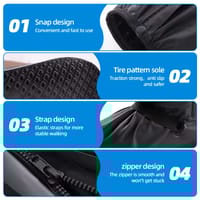 Shoe Rain Cover - Waterproof & Reusable Long Shoe Cover for Man & Women_img_3