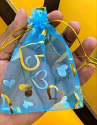 Premium  Organza Mini Gift Pouch Bag 9*12 cm  (3.5x4.72inc)_img_8