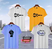 4pis Mesh Jersy Fabric T Shirt combo package_img_1