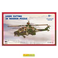 Boeing AH-64 Apache 3D Wooden DIY Model_img_1