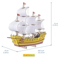Pirates Ship Model Building Kit_img_2