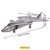 J-20 Stealth Fighter 3D Wooden Puzzle (Model)_img_3