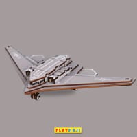 Northrop B-2 Spirit Stealth Bomber 3D Wooden Puzzle (Model)_img_0