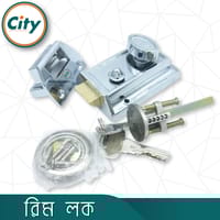 অটো লক রিম লক ডেডবোল্ট সিকিউরিটি লক লাচ লক কাঠের দরজার জন্য সিলভার রঙের দরজার লক_img_1