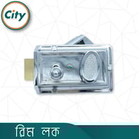 অটো লক রিম লক ডেডবোল্ট সিকিউরিটি লক লাচ লক কাঠের দরজার জন্য সিলভার রঙের দরজার লক_img_2