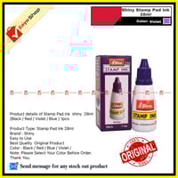 Shiny Stamp Pad ink 28ml Violet 1pcs_img_0