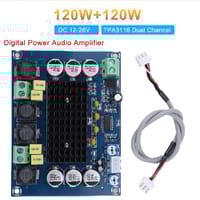 TPA3116D2 Dual-channel Stereo High Digital Audio Amplifier Board 2*120W XH-M543_img_0