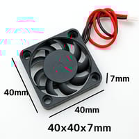 5V 0.08A Brushless DC Cooling Fan | 40mm x 40mm x 7mm with Connector_img_0