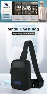🎖️MENSPE Oxford Men Chest Bag Fashion Pouch Bag_img_4