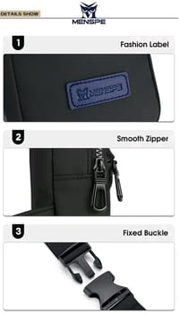 🎖️MENSPE Oxford Men Chest Bag Fashion Pouch Bag_img_7