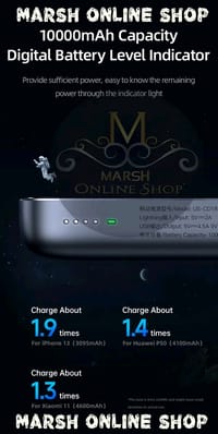 💥USAMS CD184 10000mAh PD 20W Aluminum Magnet WirPower Bankeless_img_6