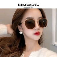 🕶️MATEYOYO Fashion Sunglasses Round Women Eye Sunglasses Korean Style_img_2