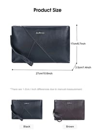 🙋🏻‍♂️LouisWill Men's Wallet PU Leather Bag_img_8
