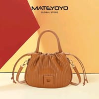 👜MATEYOYO Women Shoulder Bag Soft PU Bags Drawstring Bag Fashion_img_3