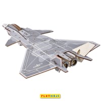 J-20 Stealth Fighter 3D Wooden Puzzle (Model)_img_2