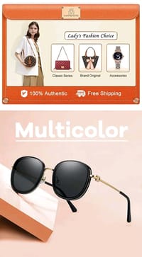 🕶️MATEYOYO Fashion Sunglasses Round Women Eye Sunglasses Korean Style_img_7