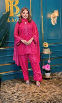 Magenta Indian style Three Piece_img_1