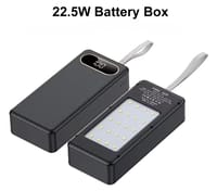 21pcs 18650 Battery Solderless 22.5W Fast Charging Power Bank Case with LED Light_img_4