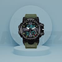 Digital Sports Watch LED 5ATM Waterproof_img_0