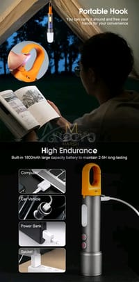 💥Auoyo Multifunctional COB Warning Zoomable Flashlight_img_12