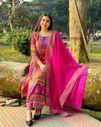 Georgette Readymade Three Piece_img_0