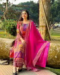 Georgette Readymade Three Piece_img_1