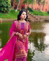 Georgette Readymade Three Piece_img_2