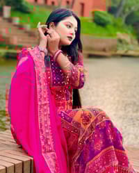 Georgette Readymade Three Piece_img_3