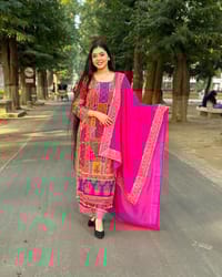 Georgette Readymade Three Piece_img_4