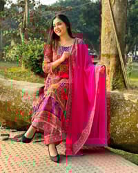 Georgette Readymade Three Piece_img_5