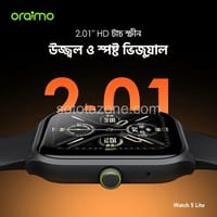 oraimo Watch 5 Lite 2.01" HD Bluetooth Calling Smart Watch (OSW-804)_img_6