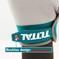 ১ জোড়া মেকানিক্স গ্লাভস ইন্ডাস্ট্রিয়াল কোয়ালিটি হ্যান্ড গ্লাভস TOTAL TSP1806-XL_img_3