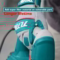 ১ জোড়া মেকানিক্স গ্লাভস ইন্ডাস্ট্রিয়াল কোয়ালিটি হ্যান্ড গ্লাভস TOTAL TSP1806-XL_img_4