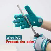 ১ জোড়া মেকানিক্স গ্লাভস ইন্ডাস্ট্রিয়াল কোয়ালিটি হ্যান্ড গ্লাভস TOTAL TSP1806-XL_img_6