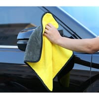 30x30 cm Car Double Layer Microfiber Towel - bike_img_0