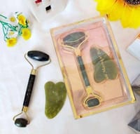 Jade Roller & Guasha Facial Massage Roller_img_3
