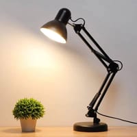 Professional LED Desk Lamp – Adjustable Swing Arm, Metal Body, Pin Holder_img_0