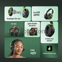 Oraimo BoomPop 2 ENC Over-Ear Wireless Headphones_img_2