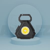 Mini LED Flashlight Work Light Portable Keychain USB Rechargeable Torch_img_0