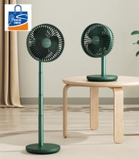 JISULIFE FA13P Rechargeable Desk Fan 8000mAh – White or Green Color_img_0