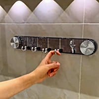 Airtight Wall Hook Rack Multipurpose Wall-Mounted Storage Organizer_img_2