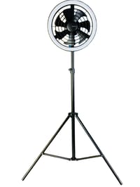 JISULIFE FA17 Rechargeable Fan With LED Ceiling Fan With Long Tripod Stand_img_1