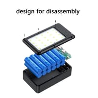 12pcs 18650 Battery Solderless 22.5W Fast Charging Power Bank Case with LED Light_img_9