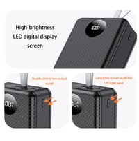 12pcs 18650 Battery Solderless 22.5W Fast Charging Power Bank Case with LED Light_img_10