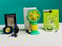 Multifunctional Rechargeable Keychain Light + Ultra Pods Pro TWS + Mini Portable Fan Combo_img_2