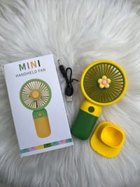 Handheld Mini Fans USB Rechargeable Small Electric Fan Student Pocket Portable Fan Mini Portable Fan_img_1
