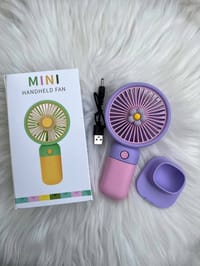 Handheld Mini Fans USB Rechargeable Small Electric Fan Student Pocket Portable Fan Mini Portable Fan_img_3
