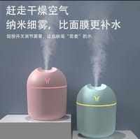 .Air Humidifier Mini Night Light Portable Mist Sprayer USB Electric Air Humidifier 300ML Cool_img_1