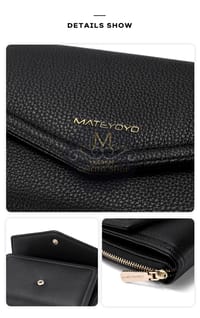💥MATEYOYO Multifunctional PU Leather Clutch Women's Wallet_img_8